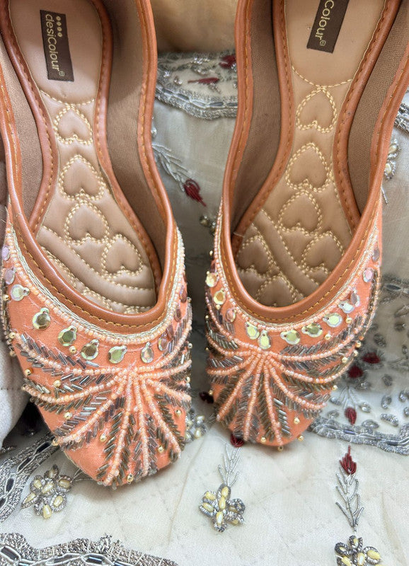Handcrafted juttis, heels, bellies, flats, and mules for weddings, festivals, and daily wear – DESI COLOUR