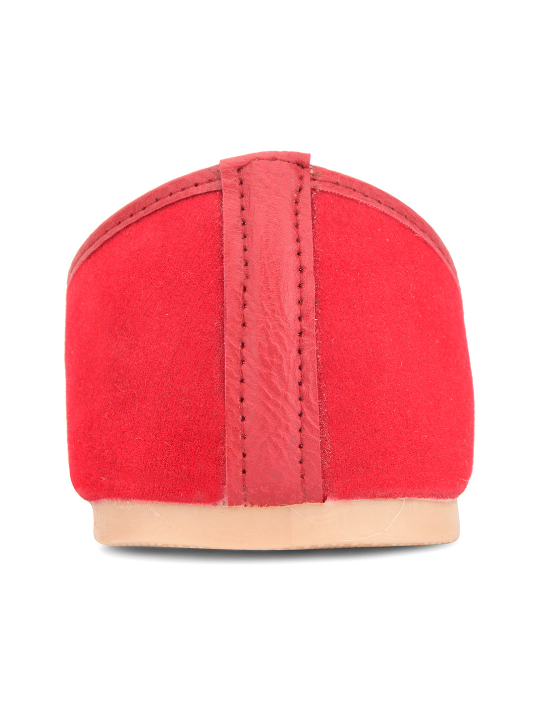 DESI COLOUR Women Red Ethnic Punjabi Jutti