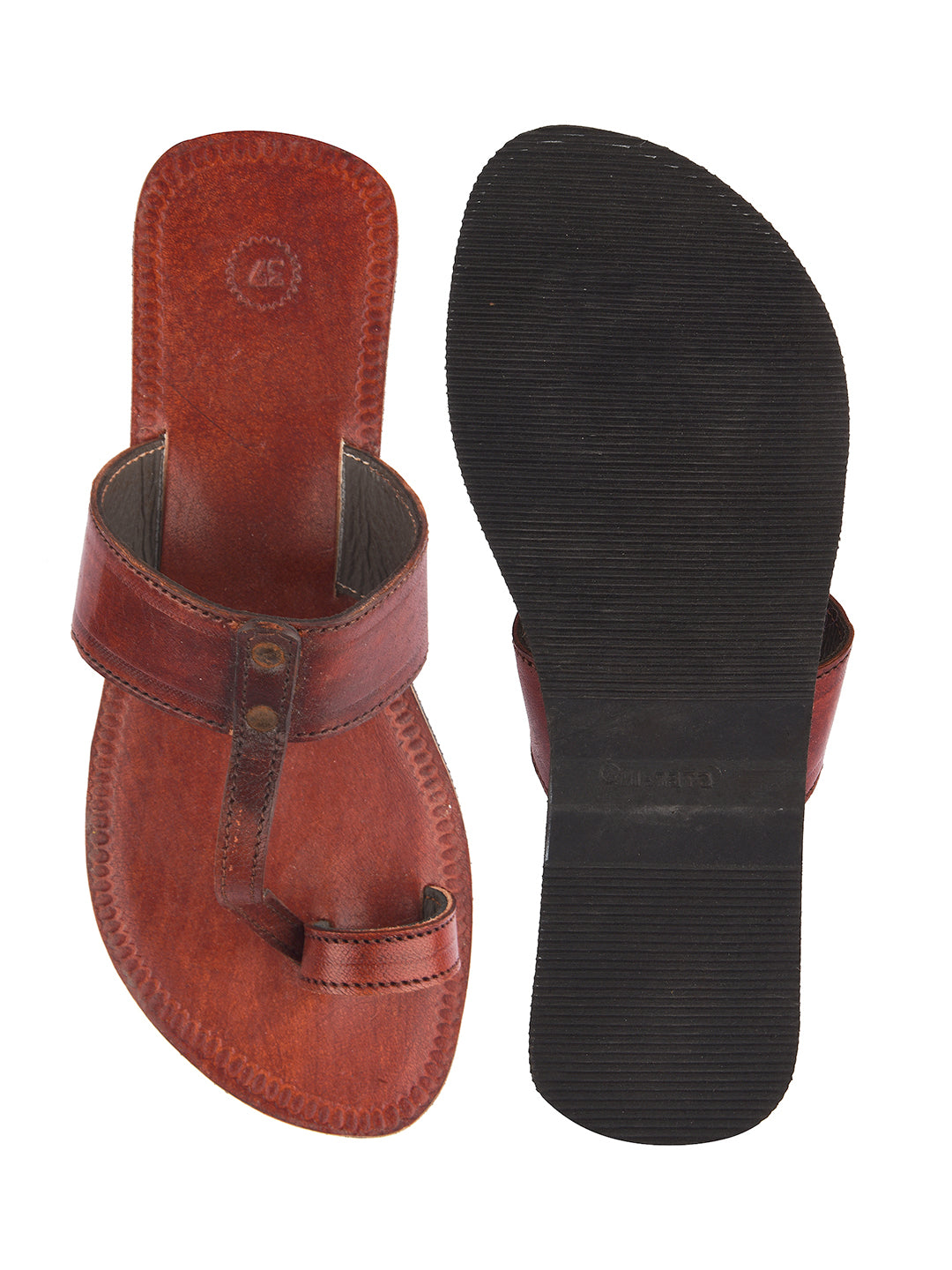 DESI COLOUR Women Brown Ethnic Punjabi Jutti