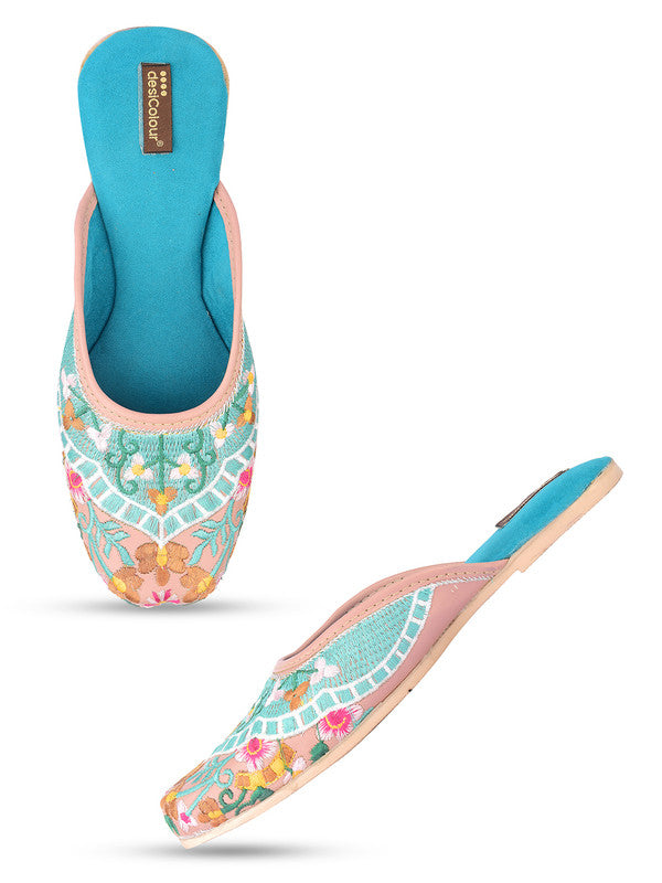 Handcrafted juttis, heels, bellies, flats, and mules for weddings, festivals, and daily wear – DESI COLOUR