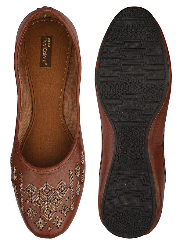 Handcrafted juttis, heels, bellies, flats, and mules for weddings, festivals, and daily wear – DESI COLOUR