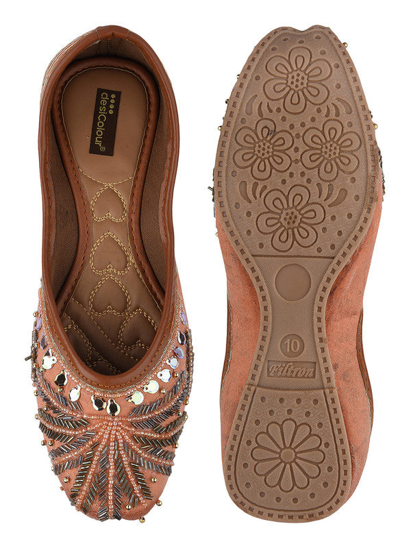 Handcrafted juttis, heels, bellies, flats, and mules for weddings, festivals, and daily wear – DESI COLOUR