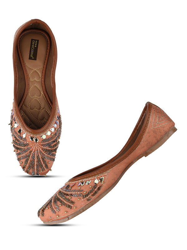 Handcrafted juttis, heels, bellies, flats, and mules for weddings, festivals, and daily wear – DESI COLOUR