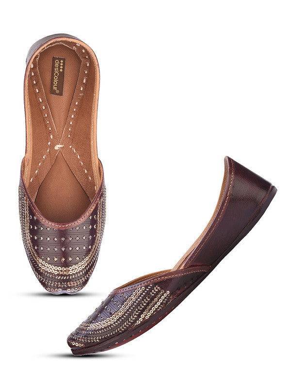 Handcrafted juttis, heels, bellies, flats, and mules for weddings, festivals, and daily wear – DESI COLOUR