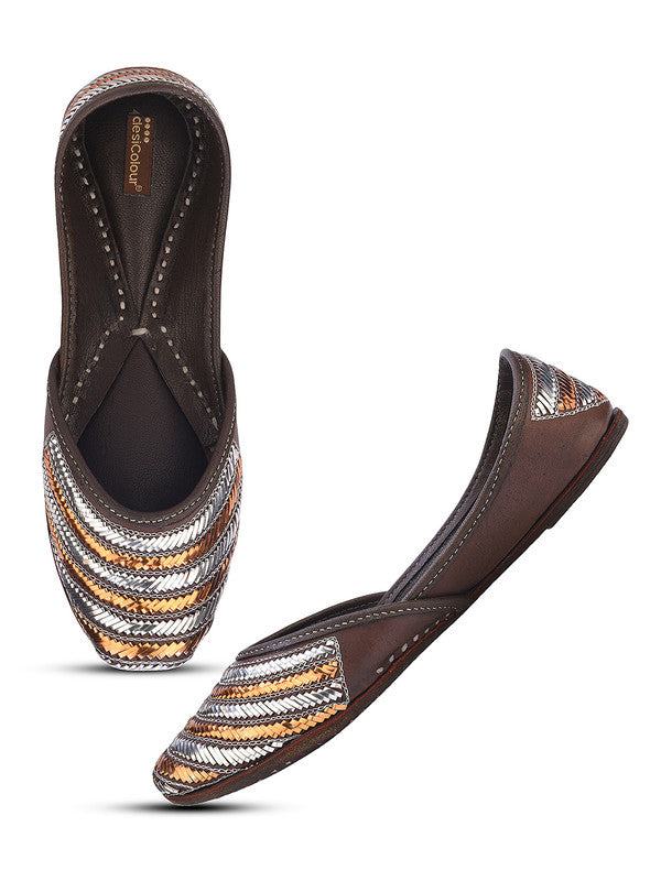 Handcrafted juttis, heels, bellies, flats, and mules for weddings, festivals, and daily wear – DESI COLOUR