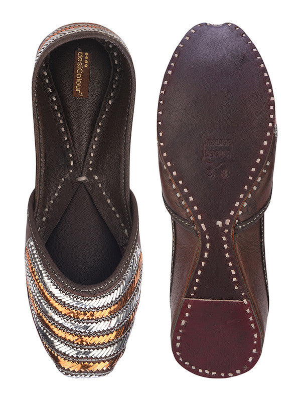 Handcrafted juttis, heels, bellies, flats, and mules for weddings, festivals, and daily wear – DESI COLOUR