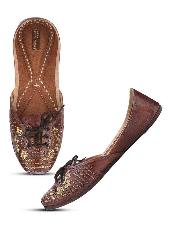 Handcrafted juttis, heels, bellies, flats, and mules for weddings, festivals, and daily wear – DESI COLOUR