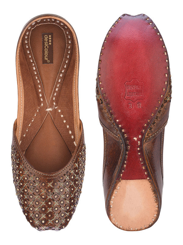 Handcrafted juttis, heels, bellies, flats, and mules for weddings, festivals, and daily wear – DESI COLOUR