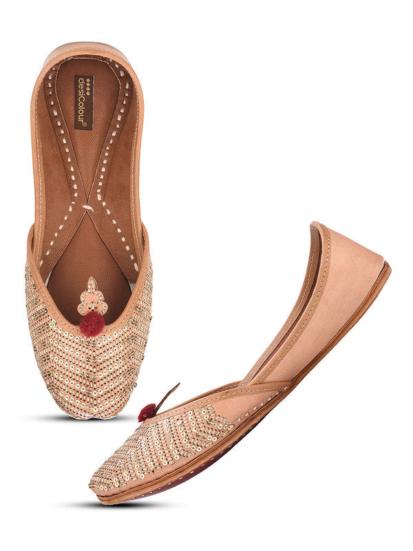 Handcrafted juttis, heels, bellies, flats, and mules for weddings, festivals, and daily wear – DESI COLOUR