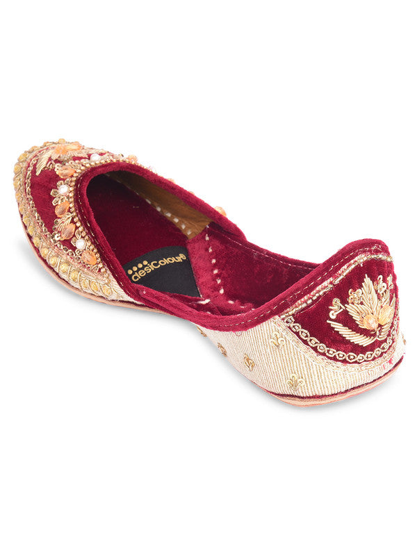 Handcrafted juttis, heels, bellies, flats, and mules for weddings, festivals, and daily wear – DESI COLOUR
