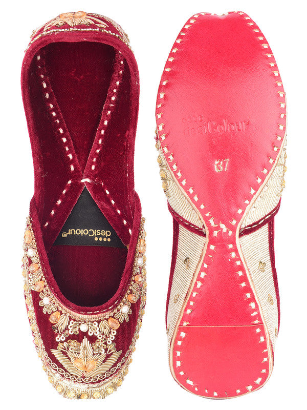 Handcrafted juttis, heels, bellies, flats, and mules for weddings, festivals, and daily wear – DESI COLOUR