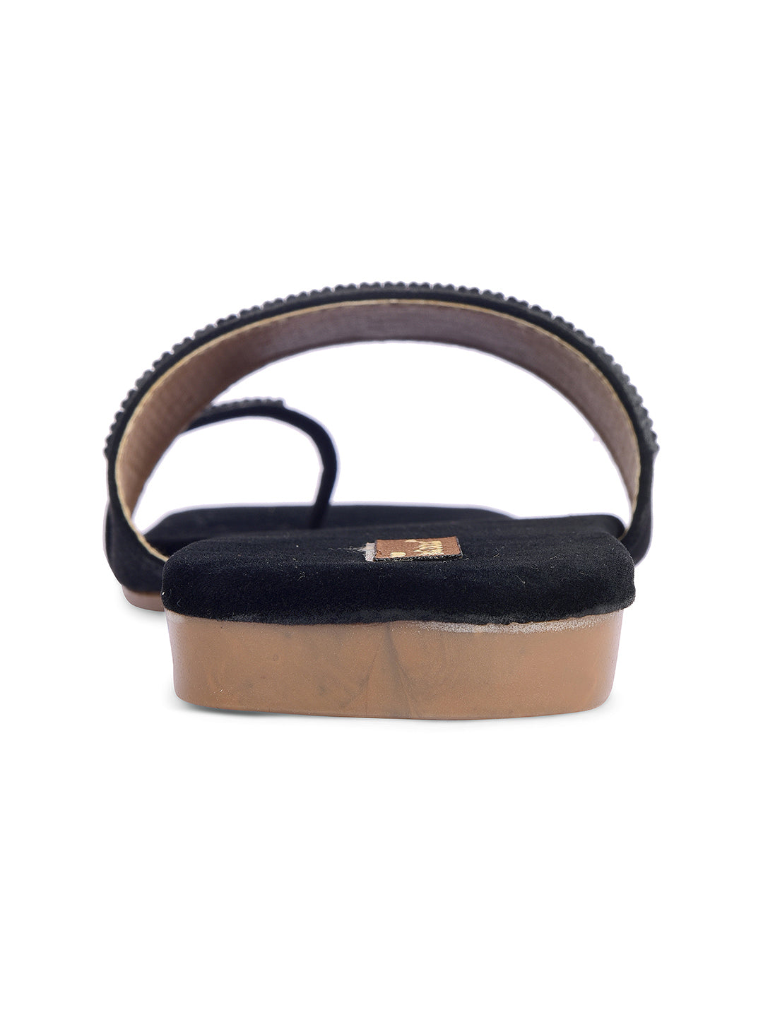 DESI COLOUR Women Black Ethnic Punjabi Jutti