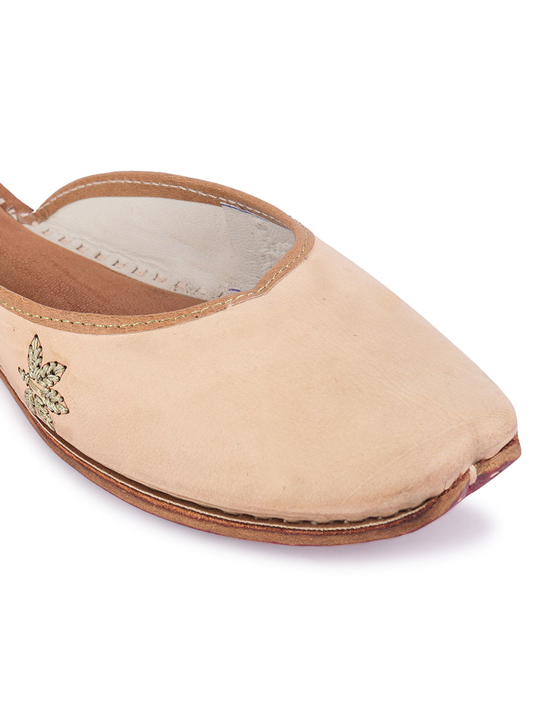 DESI COLOUR Women Natural Elegant Leather Ethnic Mules