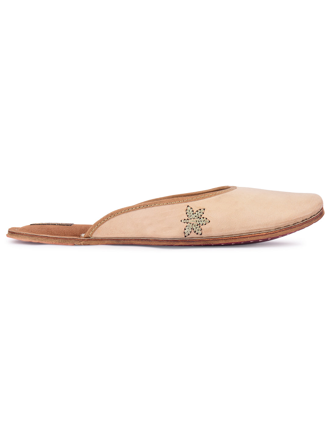 DESI COLOUR Women Natural Elegant Leather Ethnic Mules