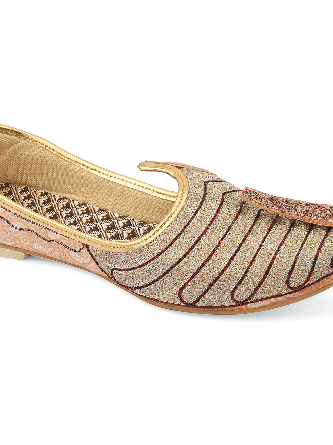 DESI COLOUR Mens Multi Ethnic Footwear/Punjabi Jutti