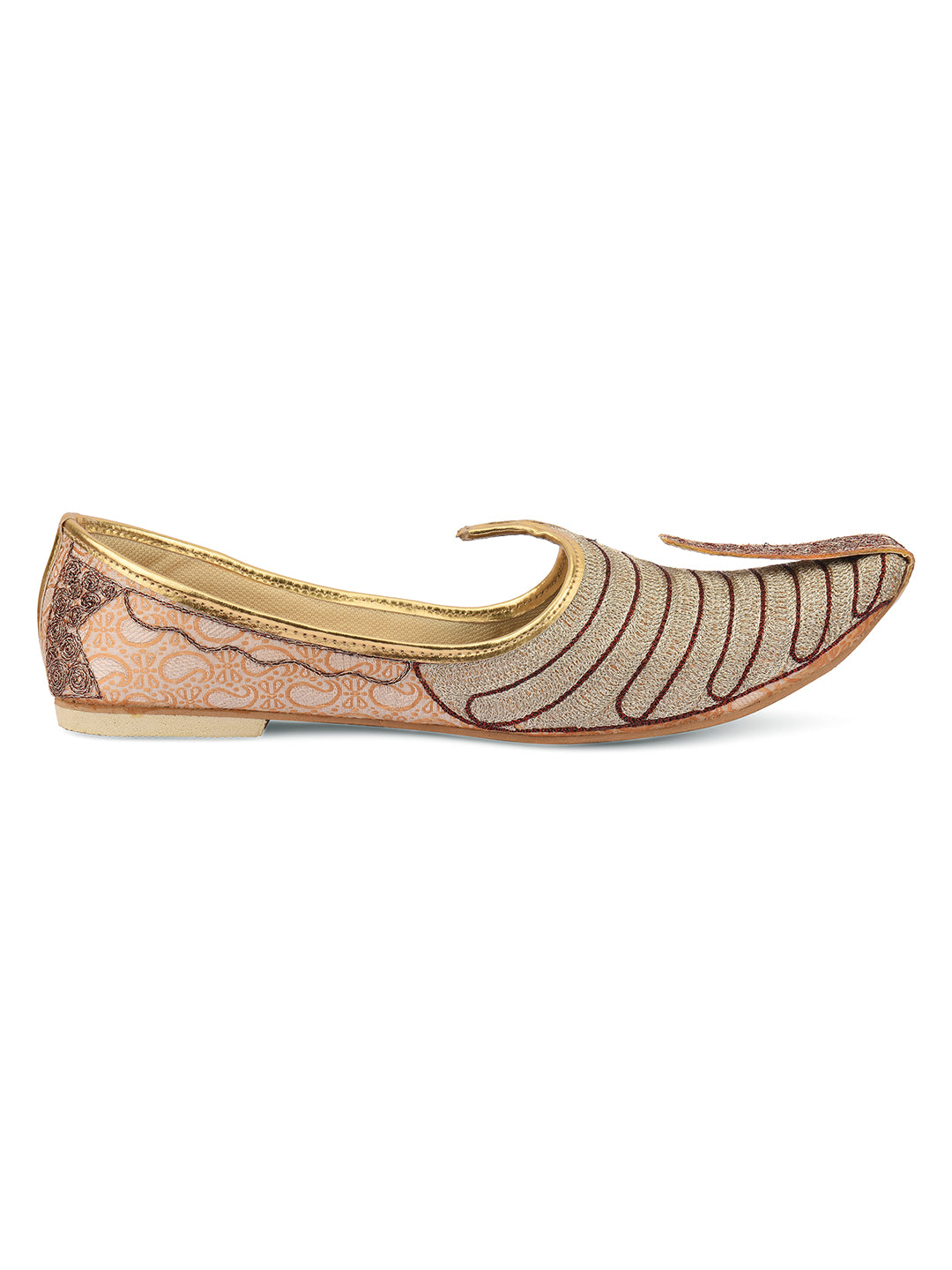 DESI COLOUR Mens Multi Ethnic Footwear/Punjabi Jutti