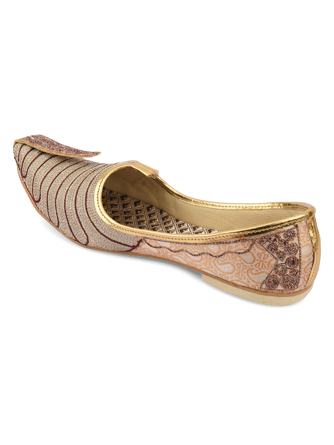 DESI COLOUR Mens Multi Ethnic Footwear/Punjabi Jutti