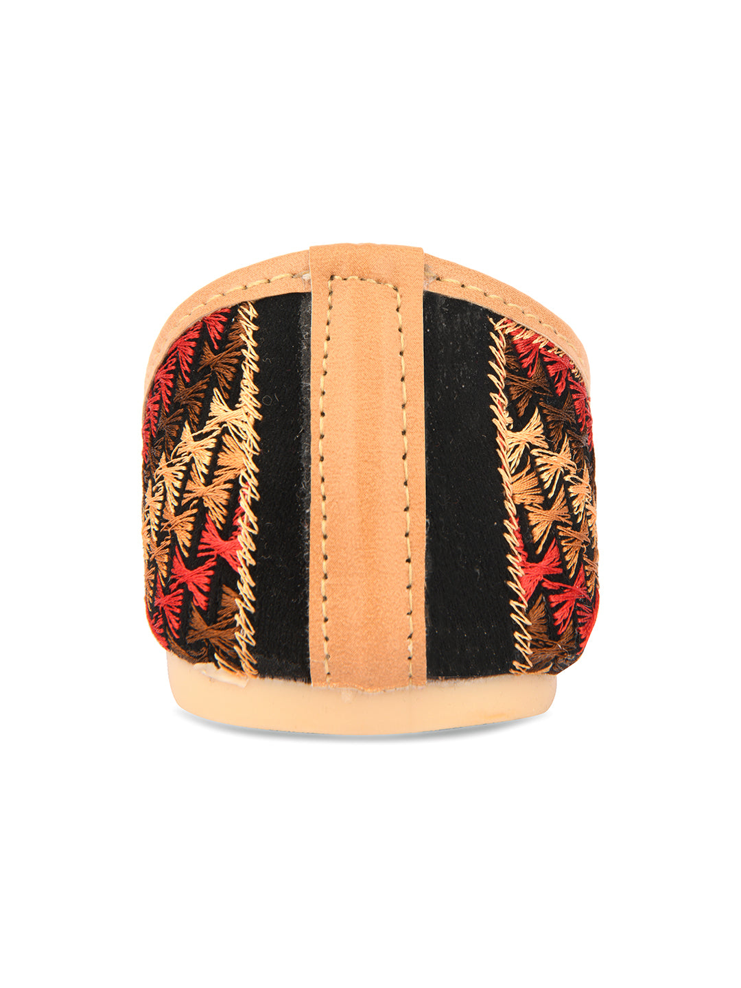 DESI COLOUR Women Black Ethnic Punjabi Jutti