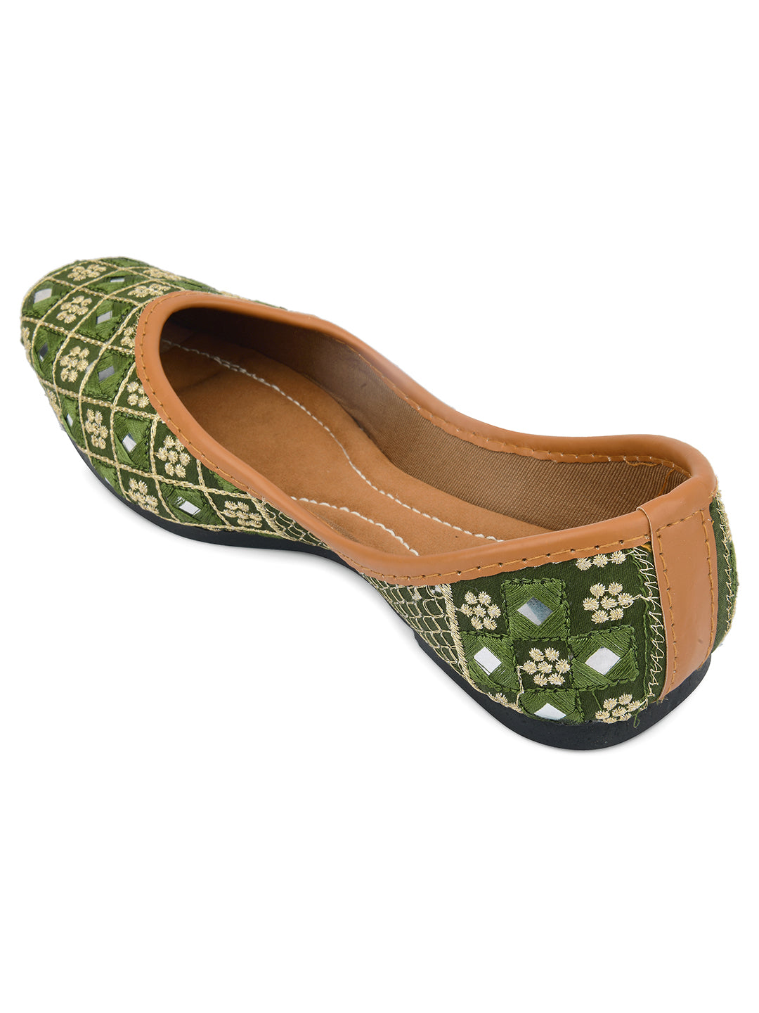 DESI COLOUR Women Multicoloured Ethnic Mojaris