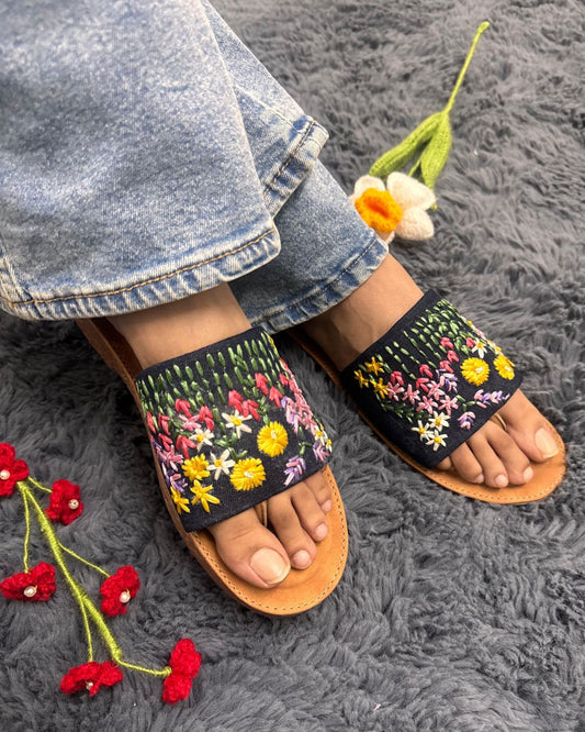 Denim Navy Blue Slider