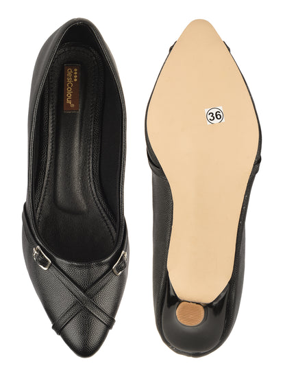 Black Kitten Heels Belly for women's