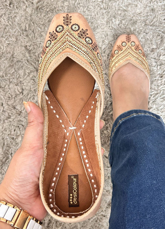 Handcrafted juttis, heels, bellies, flats, and mules for weddings, festivals, and daily wear – DESI COLOUR