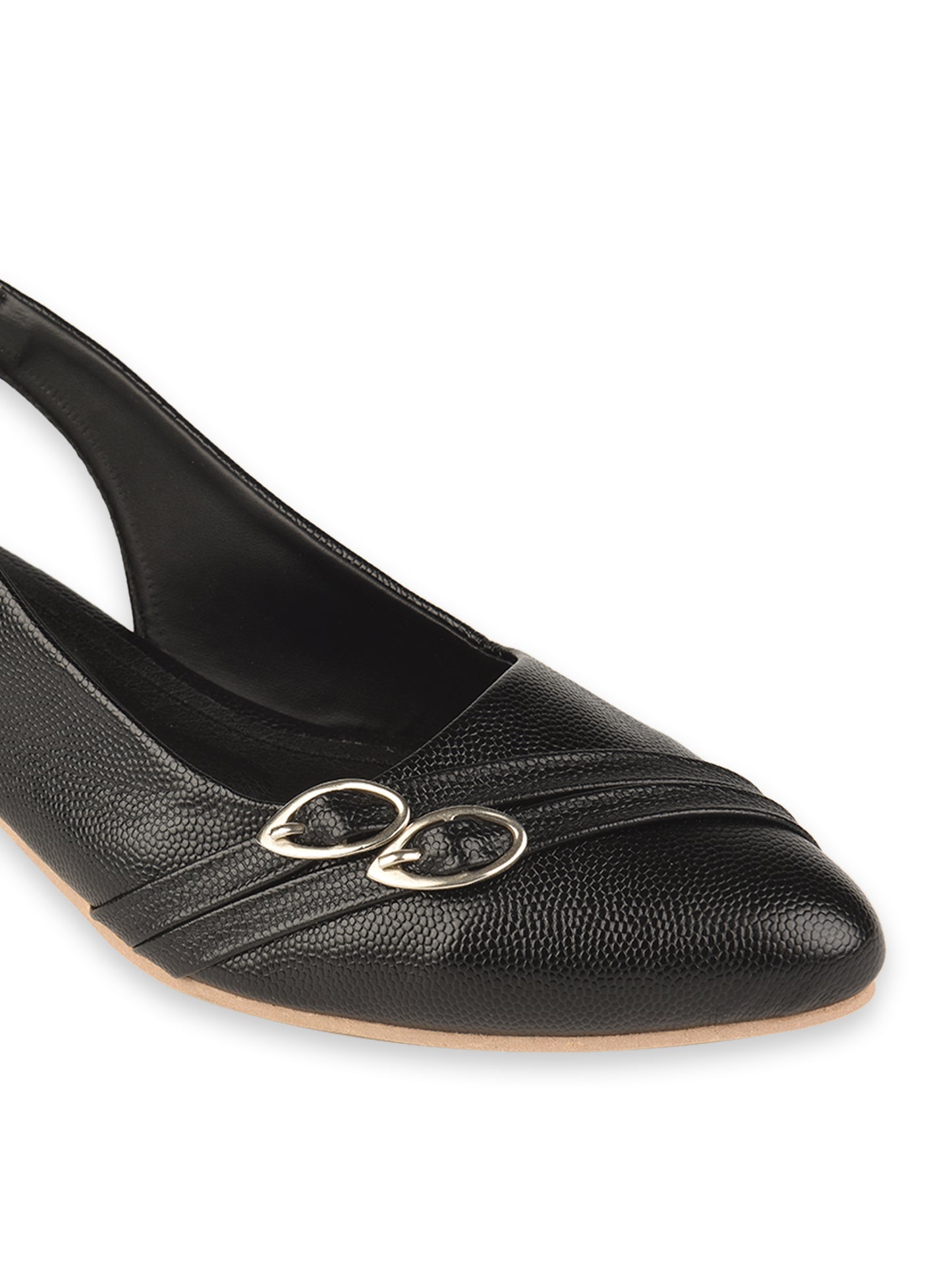 Black Block Heel Back strap for Women