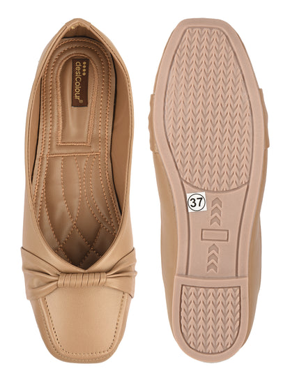 Beige Flat Bellies for Women