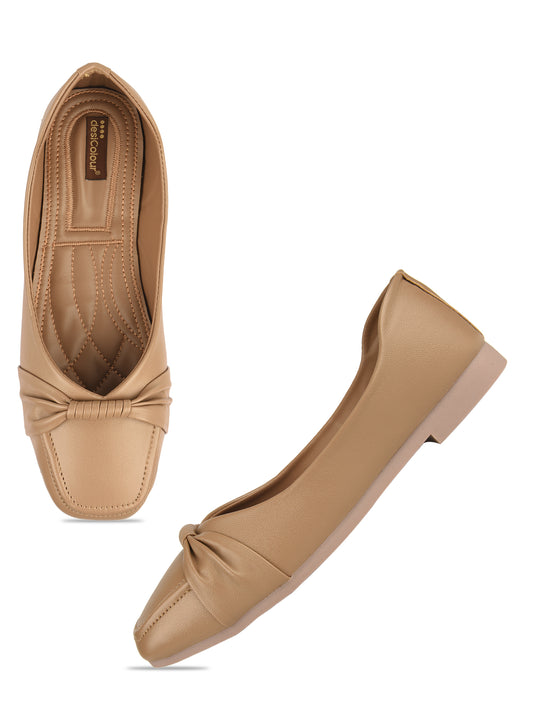 Beige Flat Bellies for Women
