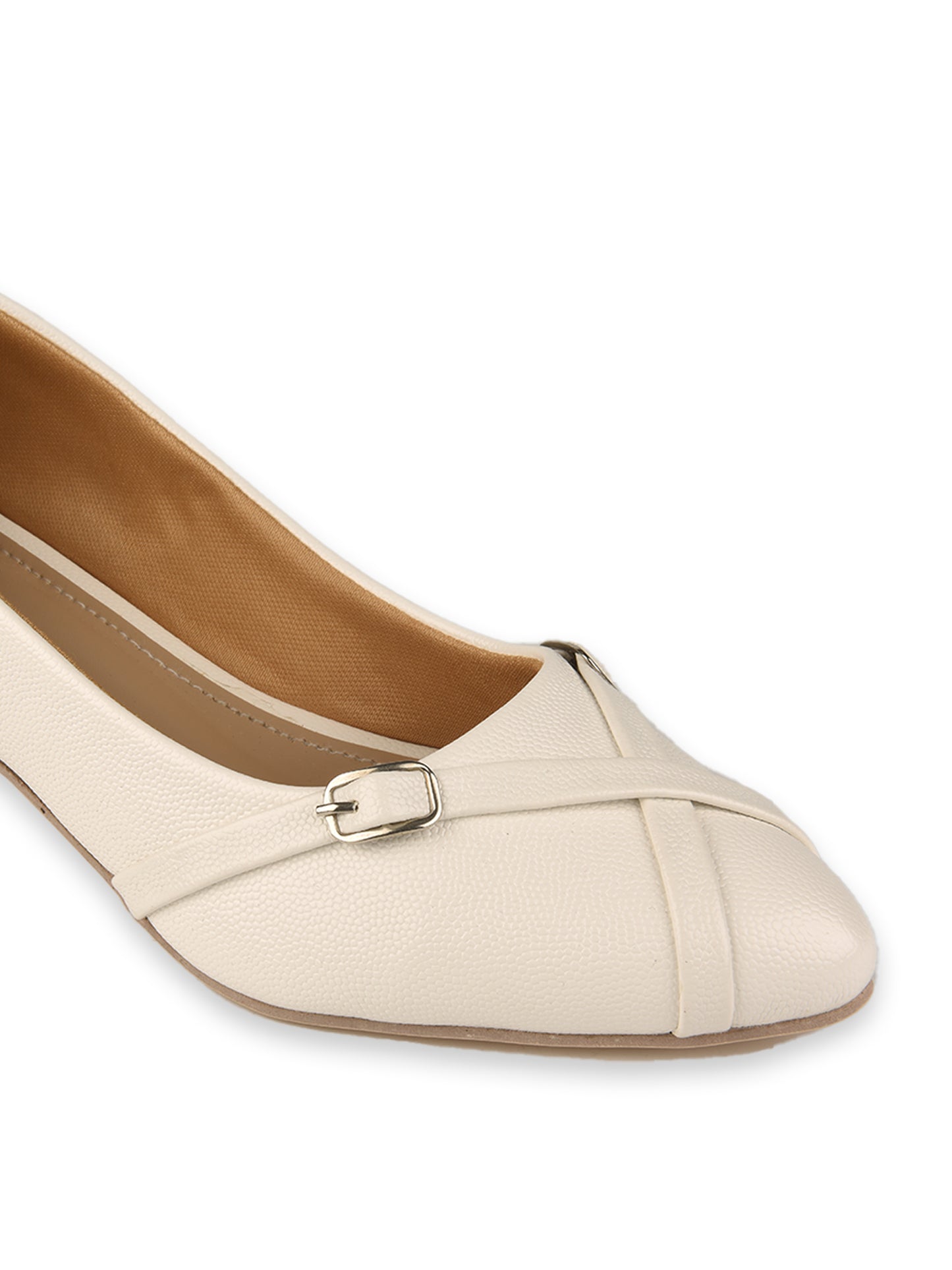 White Kitten Heels Belly for Women