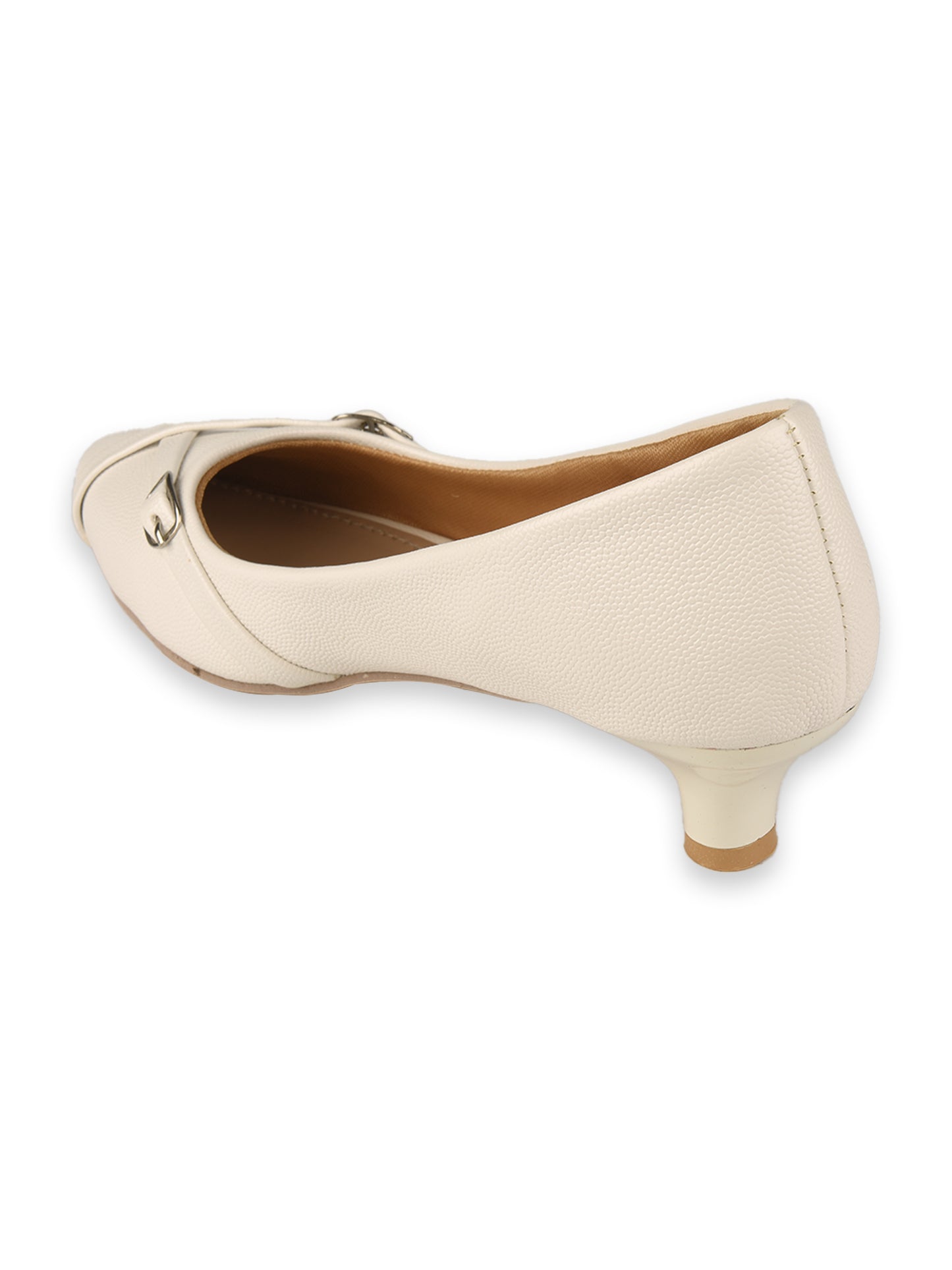 White Kitten Heels Belly for Women