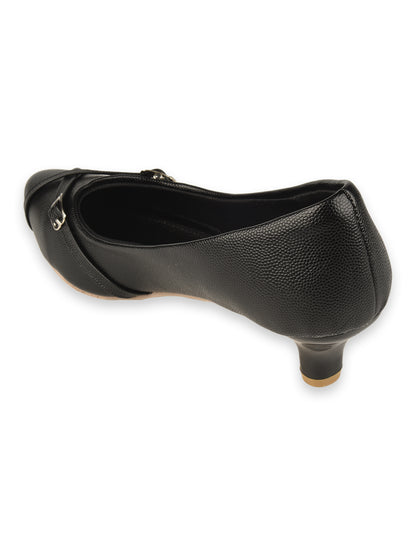 Black Kitten Heels Belly for women's