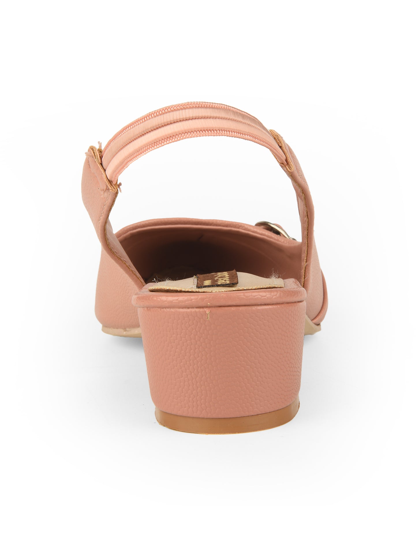 Peach Block Heel Back strap for Women