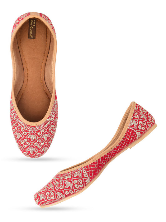 Handcrafted juttis, heels, bellies, flats, and mules for weddings, festivals, and daily wear – DESI COLOUR