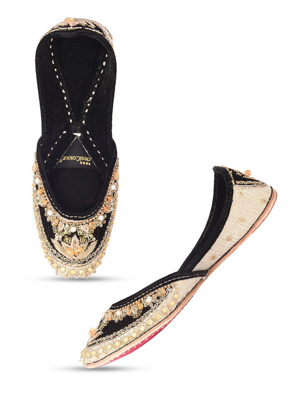 Handcrafted juttis, heels, bellies, flats, and mules for weddings, festivals, and daily wear – DESI COLOUR
