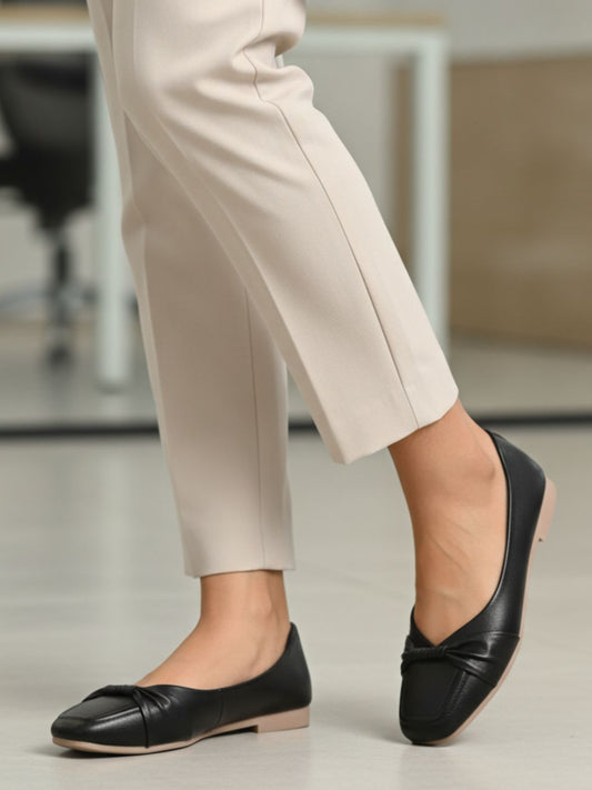 Black Flat Bellies for Women