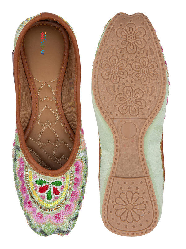 Handcrafted juttis, heels, bellies, flats, and mules for weddings, festivals, and daily wear – DESI COLOUR