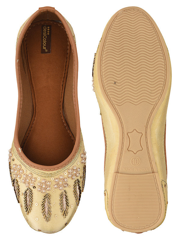 Handcrafted juttis, heels, bellies, flats, and mules for weddings, festivals, and daily wear – DESI COLOUR
