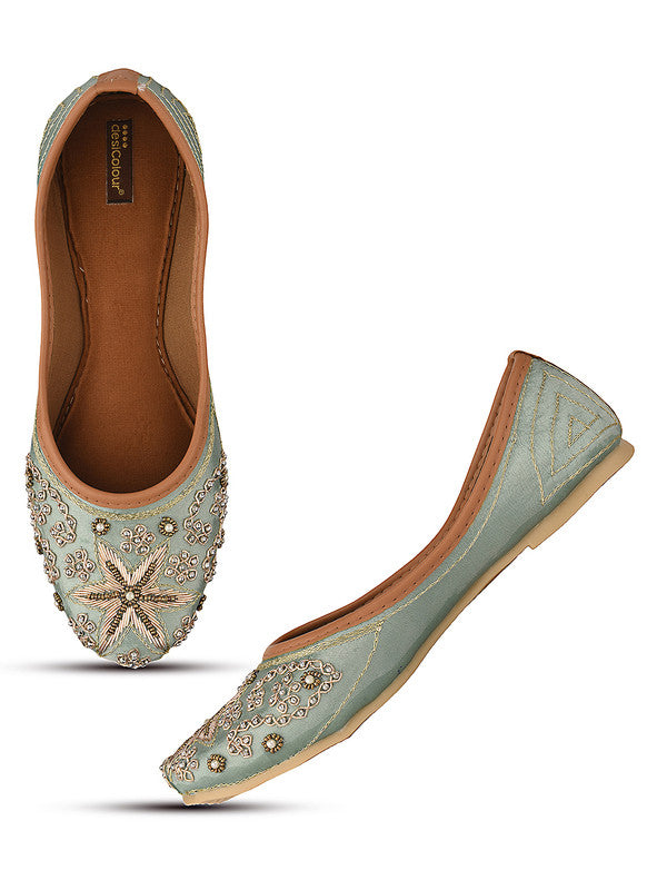 Handcrafted juttis, heels, bellies, flats, and mules for weddings, festivals, and daily wear – DESI COLOUR