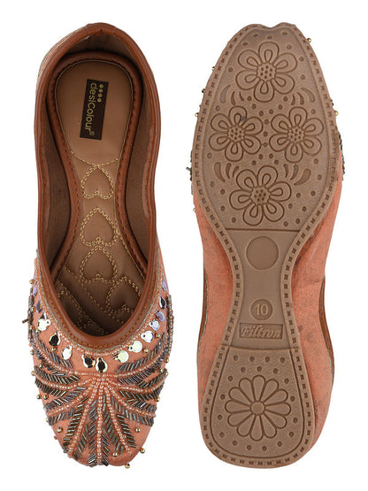 Handcrafted juttis, heels, bellies, flats, and mules for weddings, festivals, and daily wear – DESI COLOUR