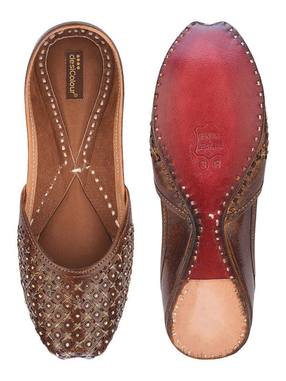 Handcrafted juttis, heels, bellies, flats, and mules for weddings, festivals, and daily wear – DESI COLOUR