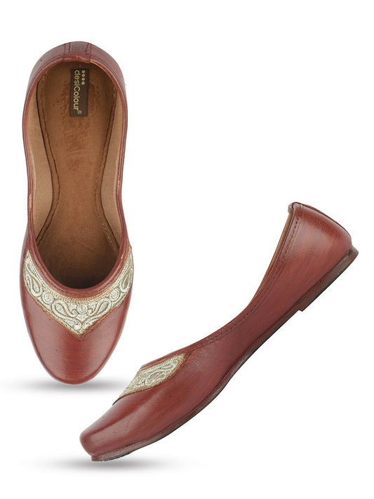 Handcrafted juttis, heels, bellies, flats, and mules for weddings, festivals, and daily wear – DESI COLOUR