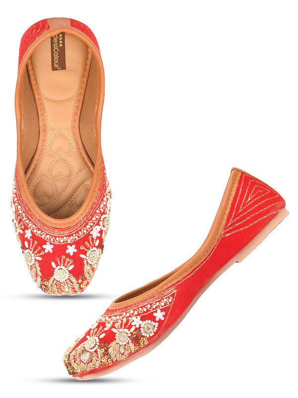 Handcrafted juttis, heels, bellies, flats, and mules for weddings, festivals, and daily wear – DESI COLOUR