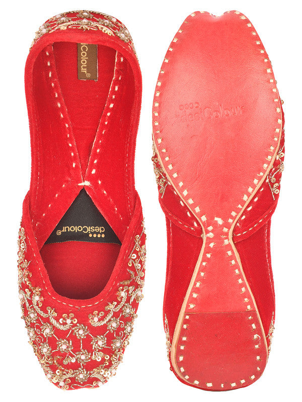 Handcrafted juttis, heels, bellies, flats, and mules for weddings, festivals, and daily wear – DESI COLOUR