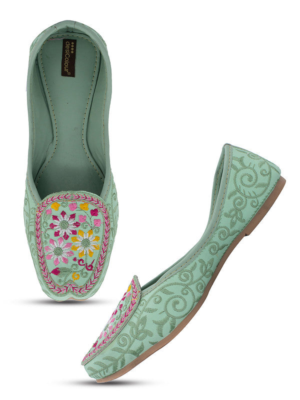 Handcrafted juttis, heels, bellies, flats, and mules for weddings, festivals, and daily wear – DESI COLOUR