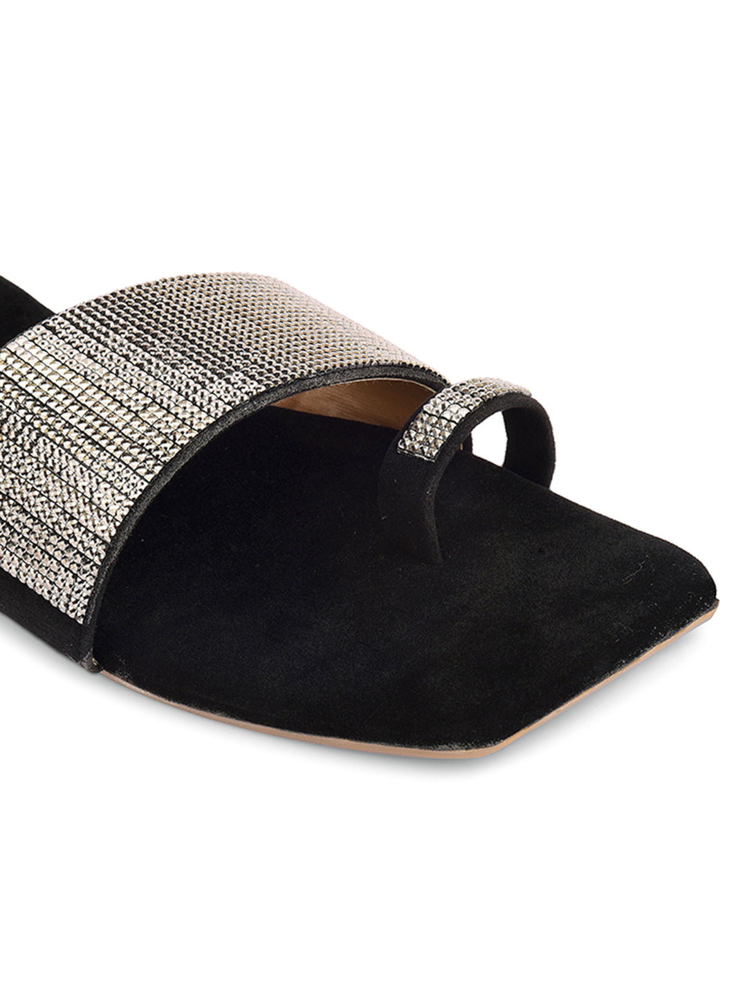 DESI COLOUR Women Silver Ethnic Punjabi Jutti