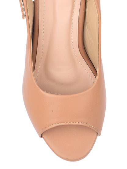 DESI COLOUR Women Tan Ethnic Punjabi Jutti