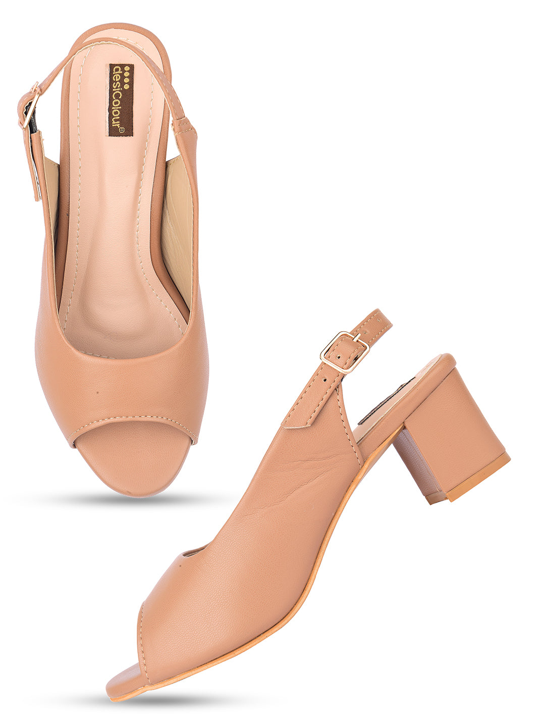 DESI COLOUR Women Tan Ethnic Punjabi Jutti