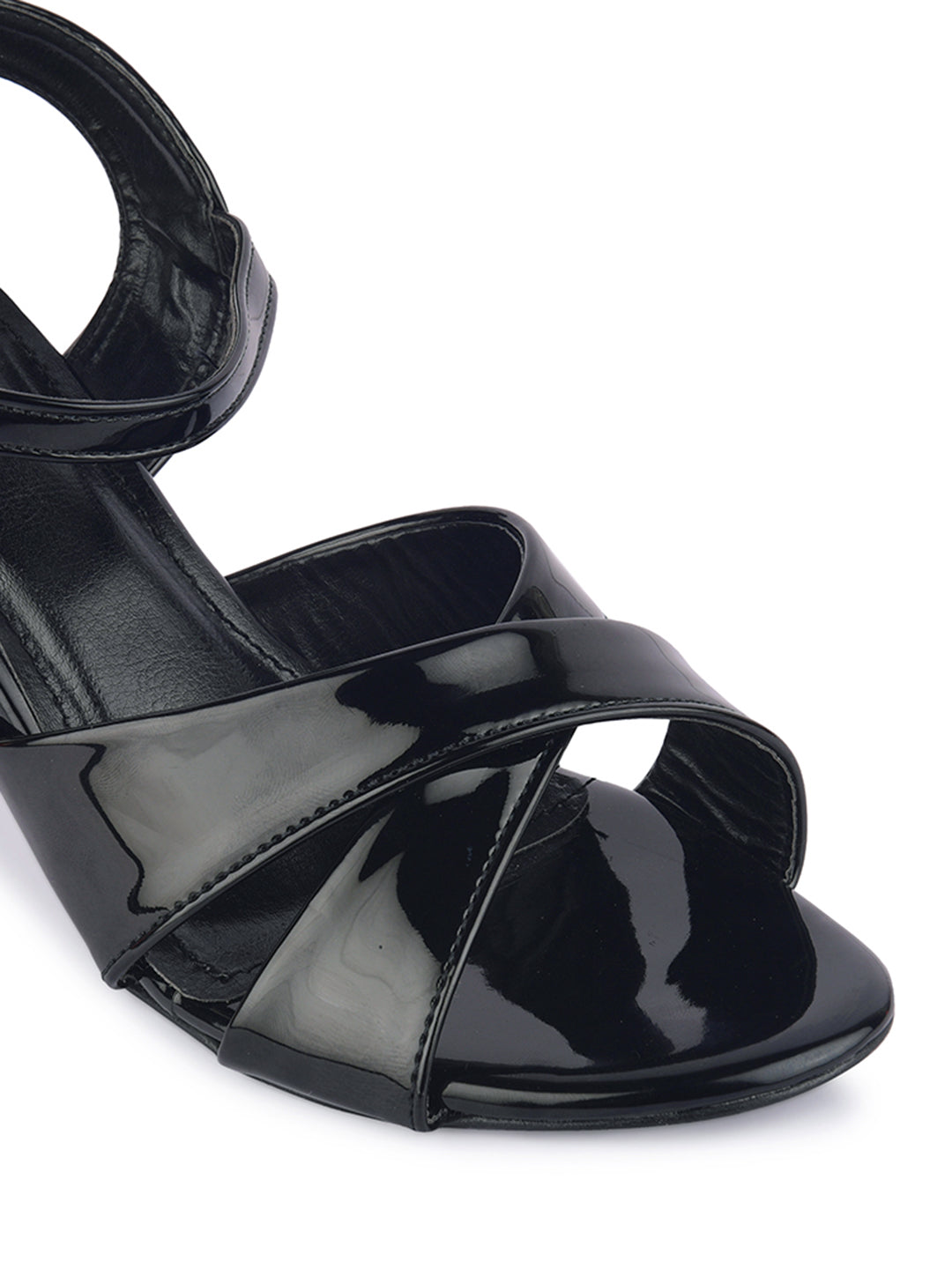 Black Bow Back Platform Stiletto Heel Sandals | New Look