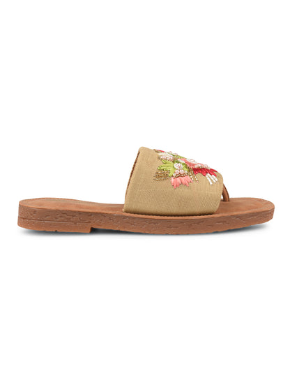 Jute Pastel & Green Thread Slider